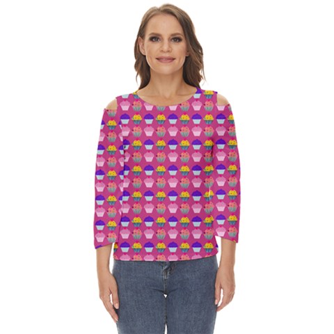 Pattern 211 Cut Out Wide Sleeve Top by GardenOfOphir