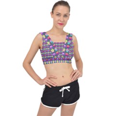 Pattern 212 V-back Sports Bra by GardenOfOphir