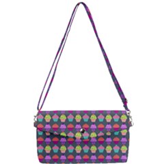 Pattern 212 Removable Strap Clutch Bag by GardenOfOphir