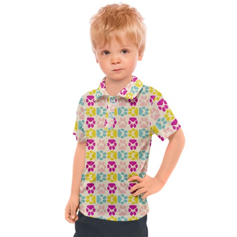 Pattern 214 Kids  Polo Tee by GardenOfOphir