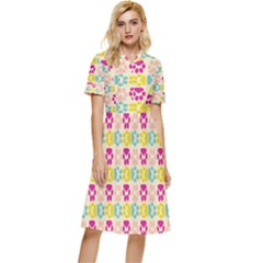 Pattern 214 Button Top Knee Length Dress by GardenOfOphir