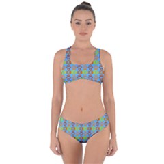 Pattern 213 Criss Cross Bikini Set by GardenOfOphir