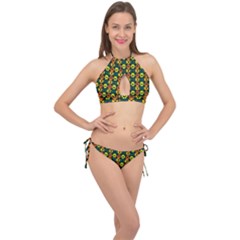 Pattern 215 Cross Front Halter Bikini Set by GardenOfOphir