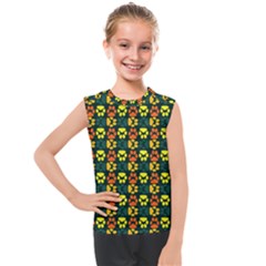 Pattern 215 Kids  Mesh Tank Top by GardenOfOphir