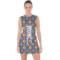 Pattern 217 Lace Up Front Bodycon Dress by GardenOfOphir