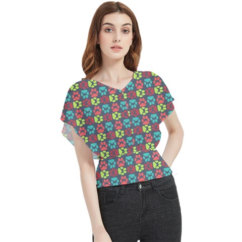 Pattern 217 Butterfly Chiffon Blouse by GardenOfOphir