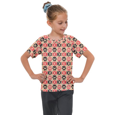 Pattern 216 Kids  Mesh Piece Tee by GardenOfOphir