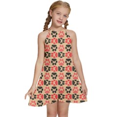 Pattern 216 Kids  Halter Collar Waist Tie Chiffon Dress by GardenOfOphir