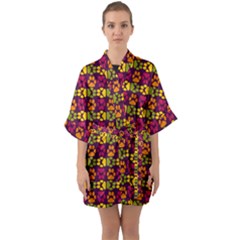 Pattern 218 Half Sleeve Satin Kimono  by GardenOfOphir