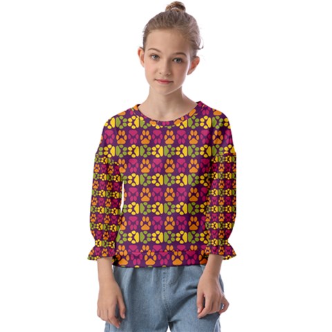 Pattern 218 Kids  Cuff Sleeve Top by GardenOfOphir