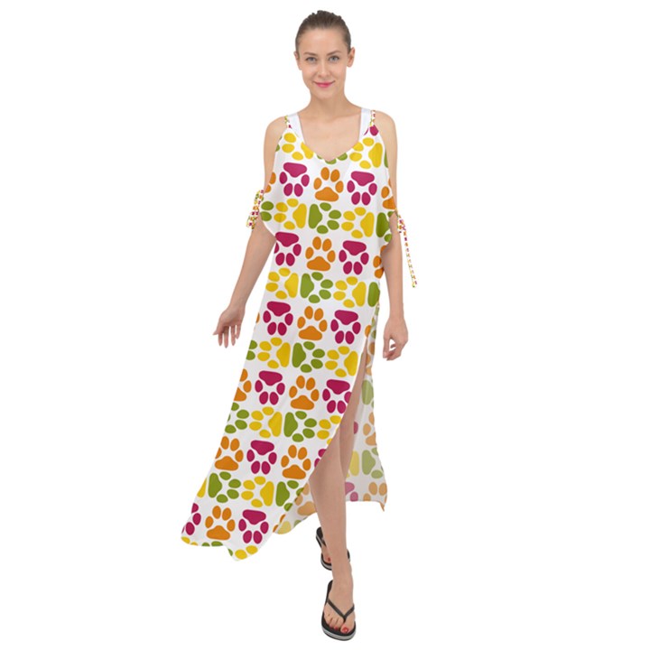 Pattern 219 Maxi Chiffon Cover Up Dress