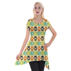 Pattern 220 Short Sleeve Side Drop Tunic by GardenOfOphir