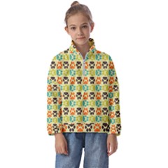 Pattern 220 Kids  Half Zip Hoodie by GardenOfOphir