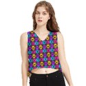 Pattern 221 V-Neck Cropped Tank Top View1