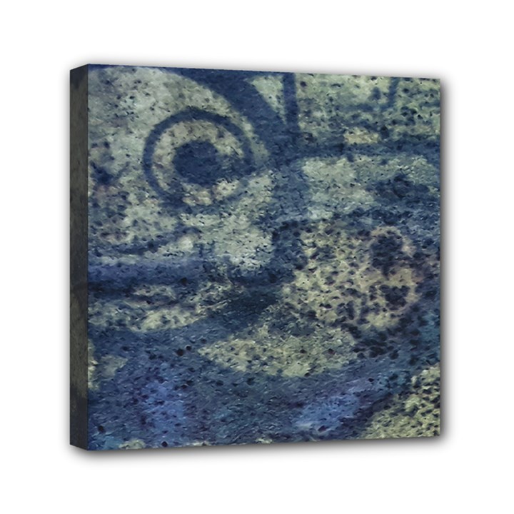 Elemental Beauty Abstract Print Mini Canvas 6  x 6  (Stretched)