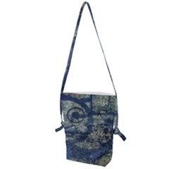 Elemental Beauty Abstract Print Folding Shoulder Bag by dflcprintsclothing