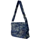 Elemental Beauty Abstract Print Full Print Messenger Bag (L) View2