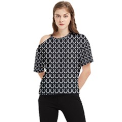 Pattern 222 One Shoulder Cut Out Tee by GardenOfOphir