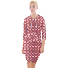 Pattern 223 Quarter Sleeve Hood Bodycon Dress by GardenOfOphir