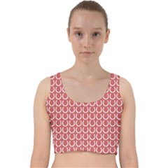 Pattern 223 Velvet Racer Back Crop Top by GardenOfOphir