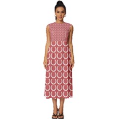 Pattern 223 Sleeveless Round Neck Midi Dress by GardenOfOphir