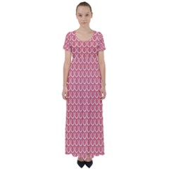 Pattern 225 High Waist Short Sleeve Maxi Dress by GardenOfOphir