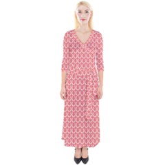 Pattern 225 Quarter Sleeve Wrap Maxi Dress by GardenOfOphir