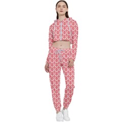 Pattern 225 Cropped Zip Up Lounge Set by GardenOfOphir