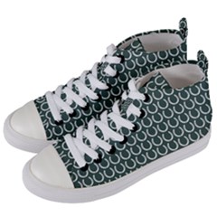 Pattern 227 Women s Mid-top Canvas Sneakers by GardenOfOphir