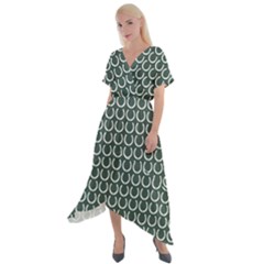 Pattern 227 Cross Front Sharkbite Hem Maxi Dress by GardenOfOphir