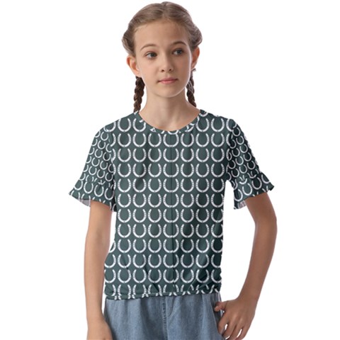 Pattern 227 Kids  Cuff Sleeve Scrunch Bottom Tee by GardenOfOphir