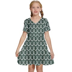 Pattern 227 Kids  Short Sleeve Tiered Mini Dress by GardenOfOphir