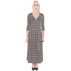 Pattern 228 Quarter Sleeve Wrap Maxi Dress by GardenOfOphir