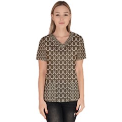 Pattern 228 Women s V-neck Scrub Top by GardenOfOphir