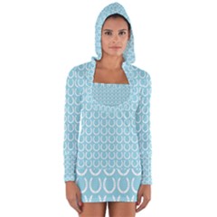 Pattern 230 Long Sleeve Hooded T-shirt by GardenOfOphir