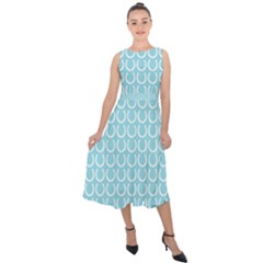 Pattern 230 Midi Tie-back Chiffon Dress