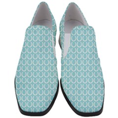 Pattern 230 Women Slip On Heel Loafers by GardenOfOphir