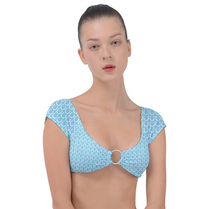 Pattern 230 Cap Sleeve Ring Bikini Top