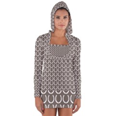 Pattern 229 Long Sleeve Hooded T-shirt by GardenOfOphir