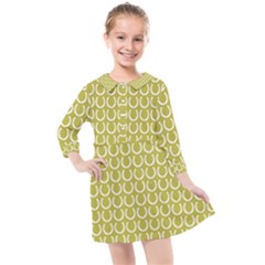 Pattern 232 Kids  Quarter Sleeve Shirt Dress by GardenOfOphir