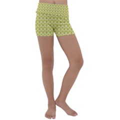 Pattern 232 Kids  Lightweight Velour Yoga Shorts by GardenOfOphir