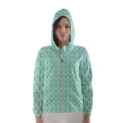 Pattern 235 Women s Hooded Windbreaker by GardenOfOphir