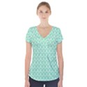 Pattern 235 Short Sleeve Front Detail Top View1