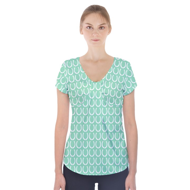 Pattern 235 Short Sleeve Front Detail Top