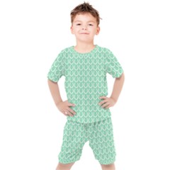 Pattern 235 Kids  Tee And Shorts Set by GardenOfOphir