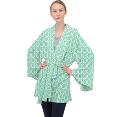 Pattern 235 Long Sleeve Velvet Kimono  by GardenOfOphir