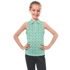 Pattern 235 Kids  Sleeveless Polo Tee