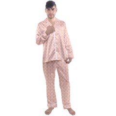 Pattern 236 Men s Long Sleeve Satin Pajamas Set by GardenOfOphir