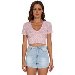 Pattern 236 V-neck Crop Top by GardenOfOphir