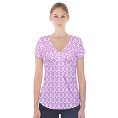 Pattern 237 Short Sleeve Front Detail Top by GardenOfOphir